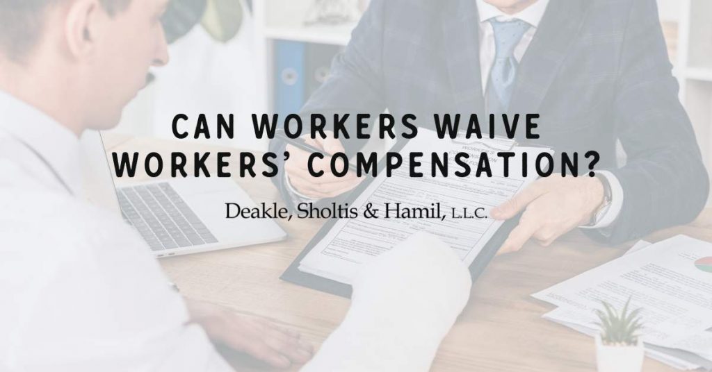 Can Workers Waive Workers’ Compensation in Alabama? DSH
